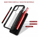 Wholesale iPhone 11 (6.1in) Clear IronMan Armor Hybrid Case (Red)
